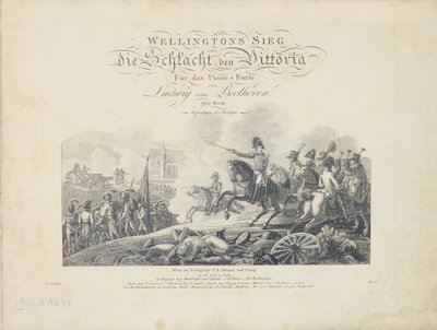 صفحة العنوان من Wellingtons Victory ، مرجع سابق. 91 ، نشرتها SA Steiner & Comp. ، فيينا بواسطة المدرسة النمساوية