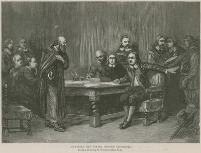 منسى بن إسرائيل قبل نقش كرومويل بواسطة أكسل تورنمان