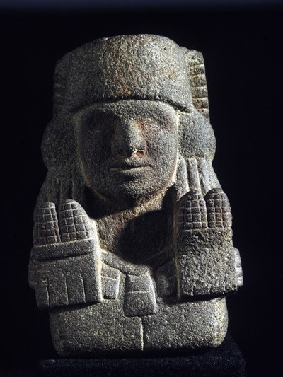 فن الأزتك: تمثيل Chicomecoatl (يسمى ausi Xilonen) ، إلهة الخادمة والخصوبة. المتحف الوطني للأنثروبولوجيا ، المكسيك بواسطة ازتيك ازتيك