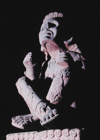 Xochipilli (انظر أيضًا 217529) ، العصر الكلاسيكي المتأخر (1300-1521) (الحجر) بواسطة ازتيك ازتيك