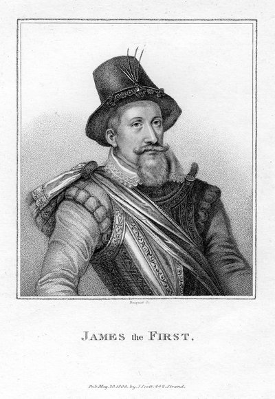 جيمس الأول من إنجلترا والسادس من اسكتلندا ، 1806. بواسطة باكيت