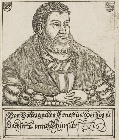 إرنست، من الدوقات والمنتخبين السكسونيين بواسطة Balthasar Jenichen
