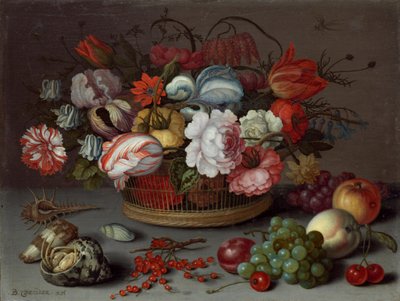 سلة الزهور ، ج. 1622. بواسطة Balthasar van der Ast