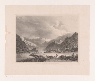 منظر لوادي أهر وادي الأرض (العنوان على الجسم) بواسطة Desguerrois and Co.