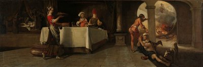 لعازر والرجل الغني بواسطة Barent Fabritius
