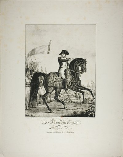 عاد نابليون برفقة رجاله الطيبين إلى فرنسا في 1 مارس 1815 بواسطة البارون فرانسوا باسكال سيمون جيرار