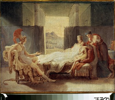 "أينيس يخبر ديدو عن كارثة طروادة" لوحة لبيير نارسيس (بيير نارسيس) جويرين (1774-1833) - زيت على قماش - موسكو ، متحف بوشكين بواسطة البارون بيير نارسيس غيرين