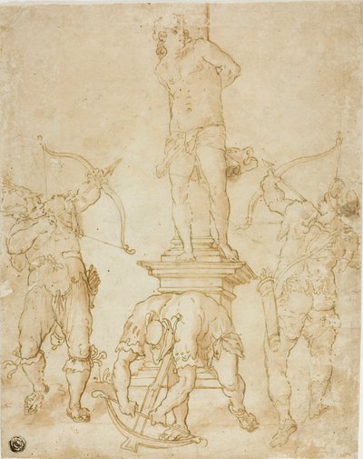 استشهاد القديس سيباستيان بواسطة Bartholomaeus Spranger