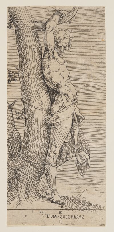 القديس سيباستيان بواسطة Bartholomaeus Spranger