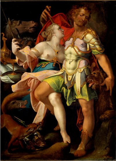 أوليسيس وسيرس الساحر (رسم بواسطة Bartholomaeus Spranger