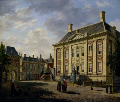 فندق Mauritshuis في لاهاي بواسطة بارثولوموس يوهانس فان هوف