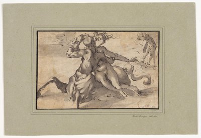 هرقل ، ديانيرا ، و Centauer Nessus بواسطة Bartholomeus Spranger