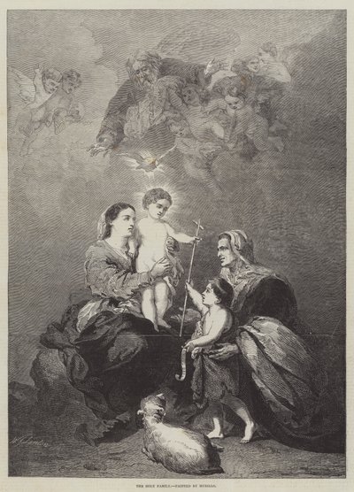 العائلة المقدسة بواسطة Bartolomé Esteban Murillo