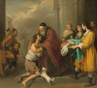 عودة الابن الضال 16671670. بواسطة بارتولومي إستيبان موريللو
