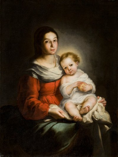 العذراء والطفل ، ج. 1650. بواسطة بارتولومي إستيبان موريللو