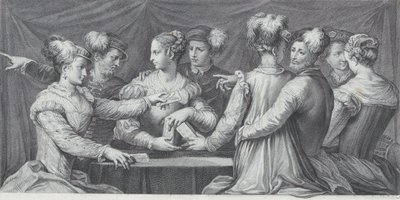 مجموعة أوراق لعب بأناقة 1740-1768 بواسطة بارتولوميو كريفيلاري