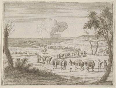 فرانشيسكو الأول ديستي يساعد دوق مانتوفا بعد أن دمرت أراضيه من قبل جيش ... ، 1659. بواسطة بارتولوميو فينيس