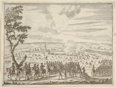 فرانشيسكو ديستي يقود الجيش الفرنسي بعد الحل الصعب لكريمونا بدون L ... ، 1659. بواسطة بارتولوميو فينيس