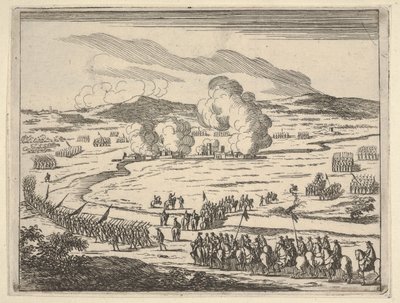 بدء حصار أليساندريا ، من فكرة أمير وبطل مسيحي في فرانسيس ... ، 1659. بواسطة بارتولوميو فينيس