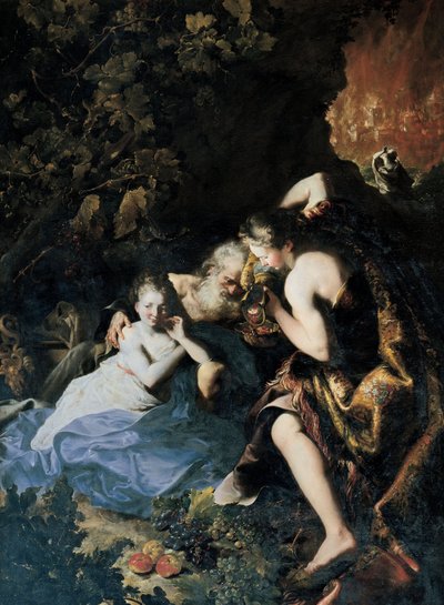 لوط وبناته ، 1695-1696 بواسطة بارتولوميو جيدوبونو