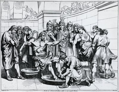 موت سينيكا ، نقش بارتولوميو بينيلي (1781-1835) ، من إستوريا ديل إمبيراتوري بواسطة بارتولوميو بينيلي