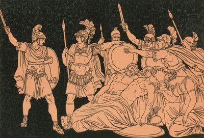 Turnus على جثتي ألما و Galaesus بواسطة بارتولوميو بينيلي