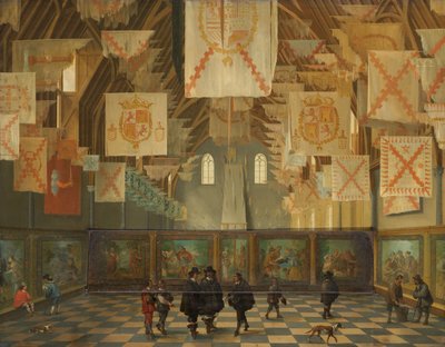 ال Ridderzaal من Binnenhof خلال الجمعية العظمى عام 1651 ، بواسطة Bartolomeus van Bassen