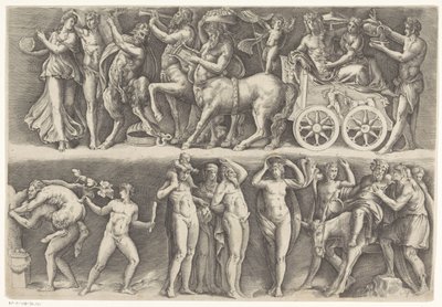 ارتياح عتيق مع Bacchus و Ariadne بواسطة باتيستا فرانكو