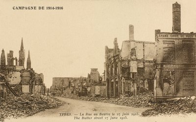 شارع أو بوير ، 27 يونيو 1915 بواسطة مصور بلجيكي
