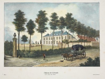 Château de Corioule ، c.1895 (الفوتوكروم) بواسطة المدرسة البلجيكية