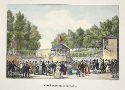 Grand Concours Dharmonie ، c.1895 (photochrom) بواسطة المدرسة البلجيكية
