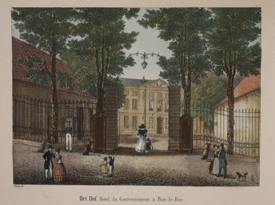 Het Hof ، Hotel du Gouvernement in Bois-le-Duc ، c.1895 (photochrom) بواسطة المدرسة البلجيكية