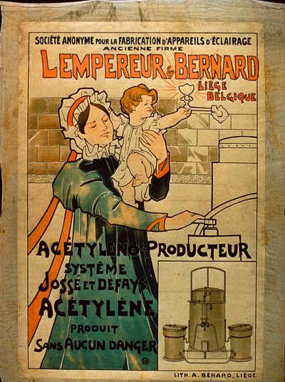 إضاءة Lempereur & Bernard Acetylene بواسطة المدرسة البلجيكية