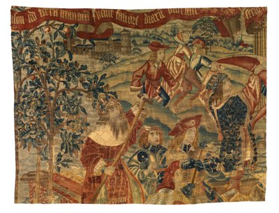 نسيج، جيسون يبحث عن الصوف الذهبي، ربما من تورناي، حوالي 1510 (صوف) بواسطة المدرسة البلجيكية