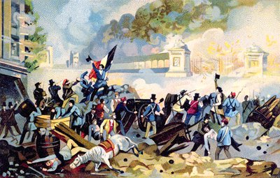 يهاجم المتطوعون الوالونيون في 23 أكتوبر 1830 أثناء الغزو الهولندي لبلجيكا في محاولة لإعادة تأكيد سيطرتهم بواسطة المدرسة البلجيكية