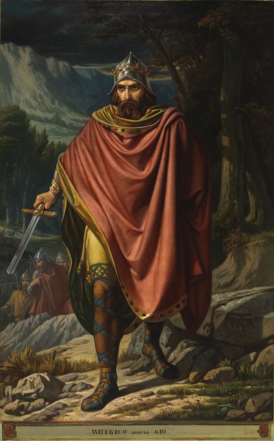 Portrait du roi visigoth d