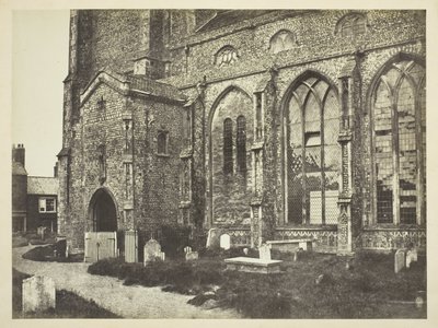 الجانب الجنوبي لكنيسة كرومر بواسطة Benjamin Brecknell Turner