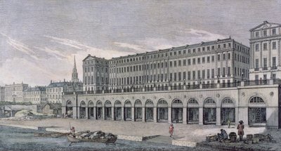 تسمى المباني بالأديلفي ، لندن ، 1771 بواسطة بنيامين غرين