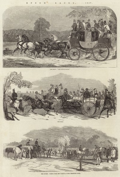 سباقات إبسوم ، 1857 بواسطة بنيامين هيرنغ