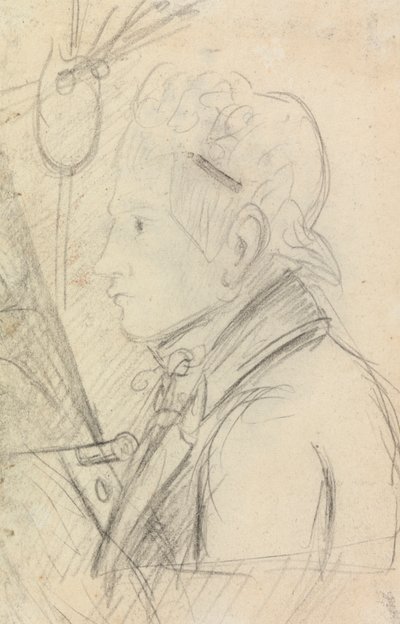 دراسة بورتريه لشاب بواسطة بنيامين روبرت هايدون