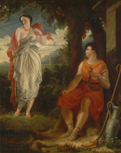 Venus and Anchises [1826 ، الأكاديمية الملكية للفنون ، لندن ، كتالوج المعرض] بواسطة بنيامين روبرت هايدون