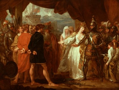 توسط الملكة فيليبا من أجل حياة برغر كاليه ، 1788 بواسطة بنيامين ويست