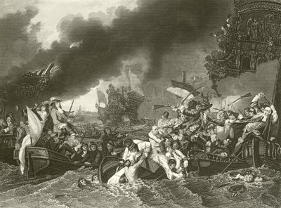 معركة لا هوج بواسطة Benjamin West