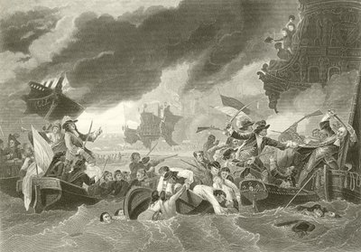 معركة لا هوج بواسطة Benjamin West