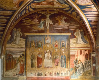 دورة من اللوحات الجدارية تصور حياة المسيح والقديس جيروم بواسطة Benozzo di Les di Sandro Gozzoli
