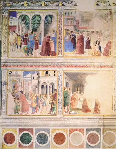 حلقات من حياة القديس أوغسطين ، 1463-65 (انظر أيضًا 192535 ، 192549 ، 192550 ، 192552 ، 192553 ، 192554) بواسطة Benozzo di Les di Sandro Gozzoli
