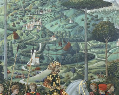  بواسطة Benozzo di Les di Sandro Gozzoli