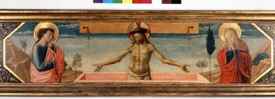 Predelle مع المسيح في التقوى والقديسين. لوحة جوزولي بينوزو (1420 - 1497) (تفصيل) بواسطة Benozzo di Les di Sandro Gozzoli