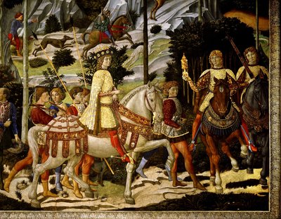 سفر ملوك المجوس بواسطة Benozzo di Les di Sandro Gozzoli