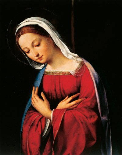 مادونا ، تفاصيل من ميلاد جاروفالو (1481-1559) بواسطة Benvenuto Tisi da Garofalo
